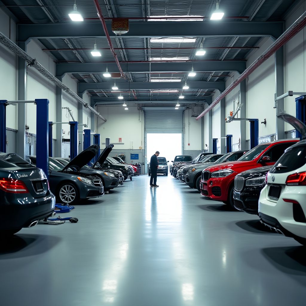 Arbeitsplatz in der Werkstatt